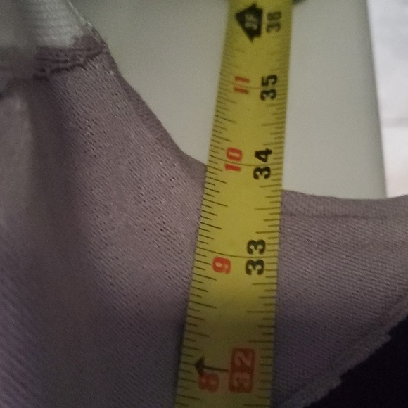 Ming Wang Asymmetrical Striped Batwing Top One Size Button Design - Picture 11 of 12